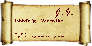 Jobbágy Veronika névjegykártya