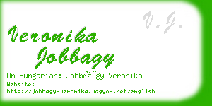 veronika jobbagy business card